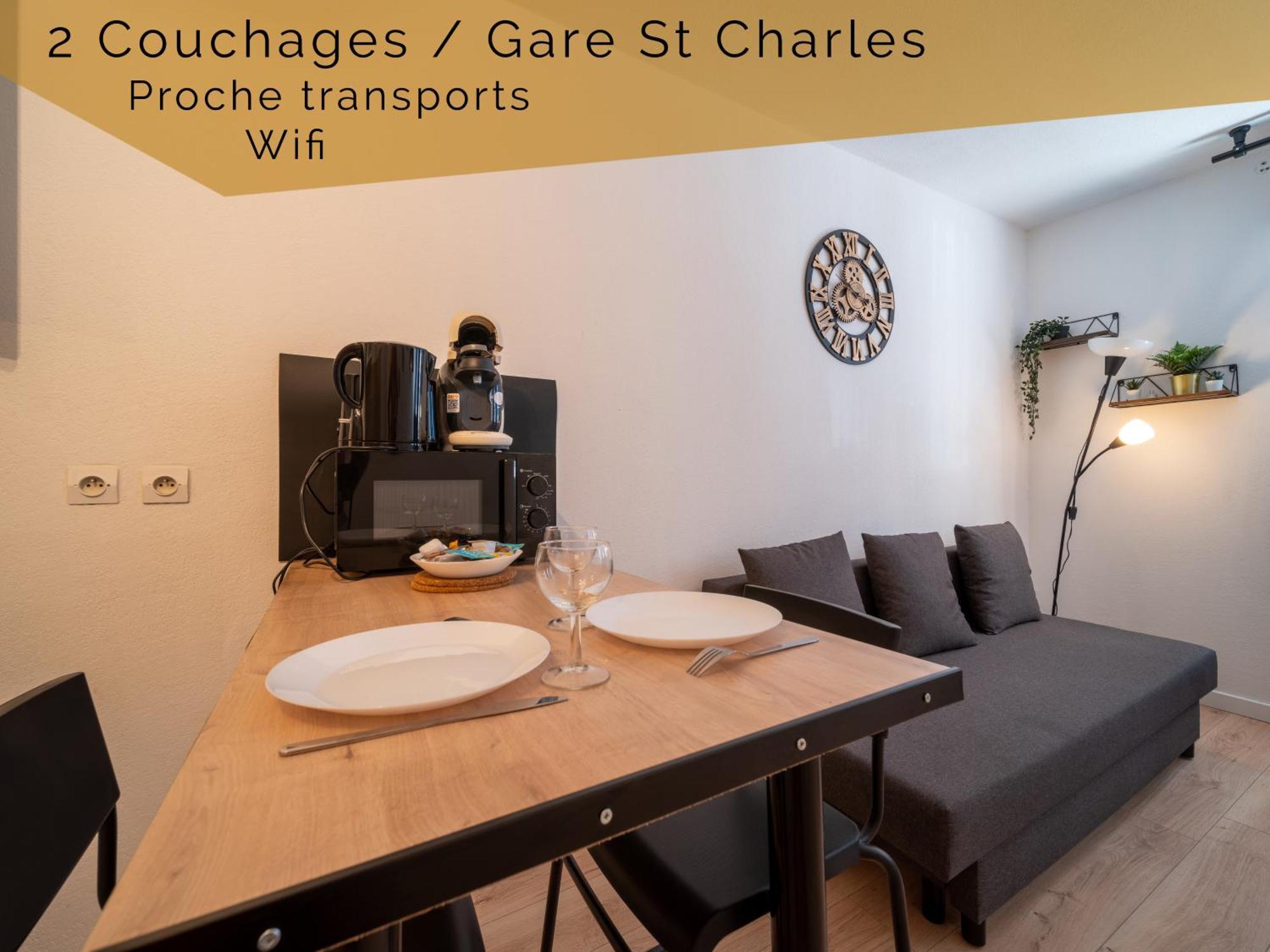 Appartement Tout Equipe A 6Min De La Gare St Charles Марсель Экстерьер фото